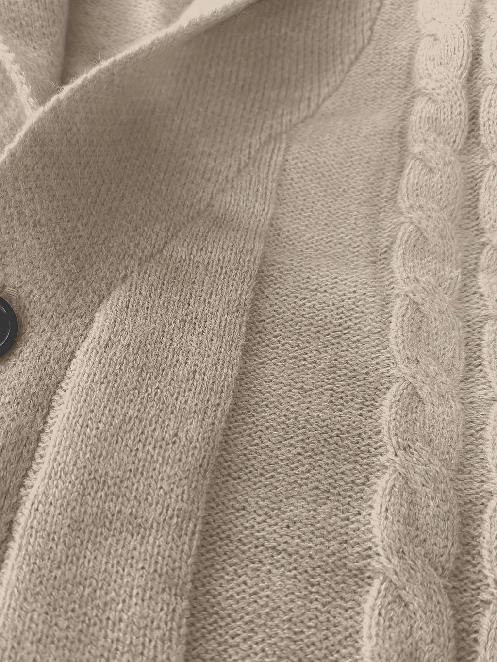 Cardigan Matière Stretch Coupe Ample Pour Homme