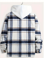 Veste Motif Carreaux Pour Homme
