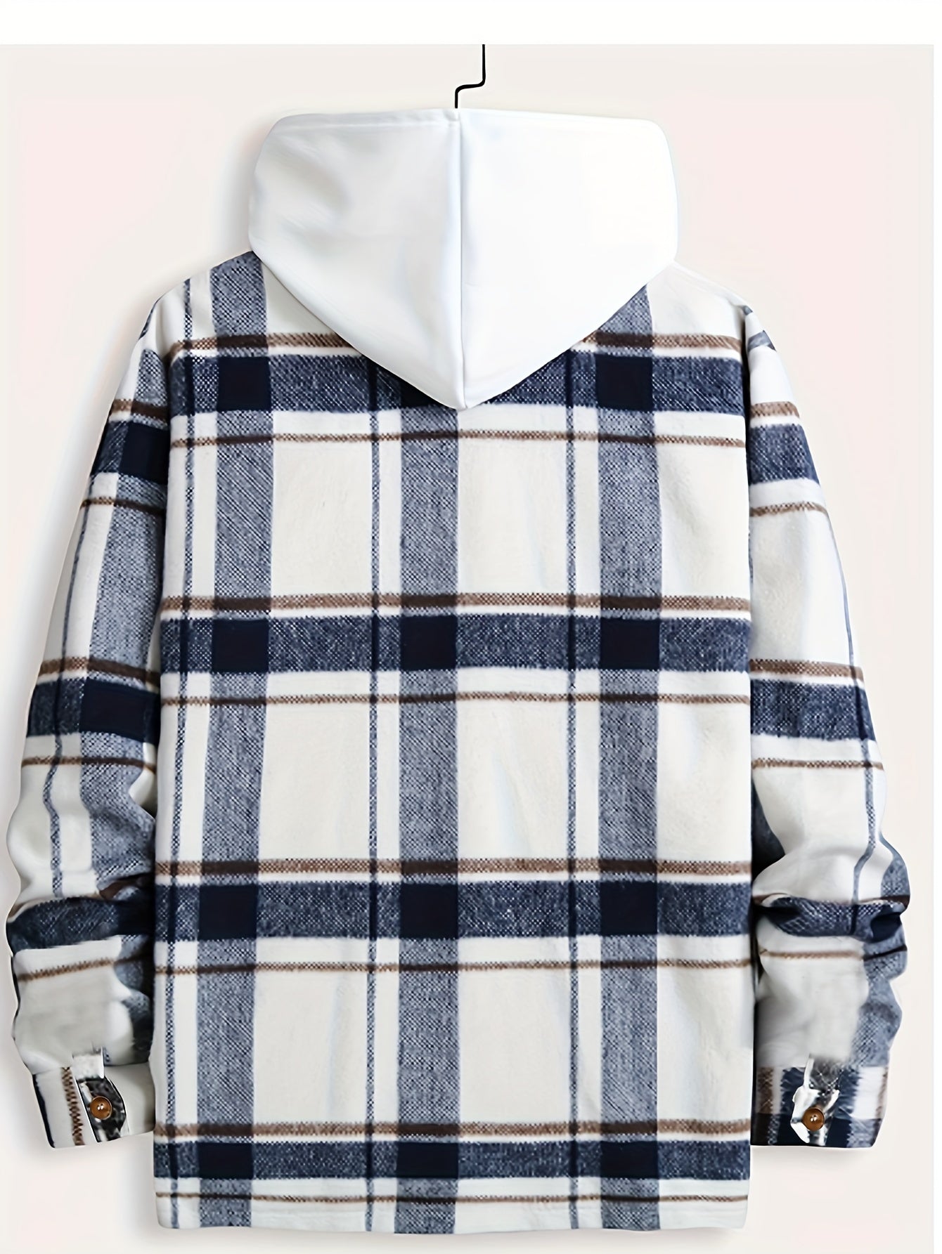 Veste Motif Carreaux Pour Homme