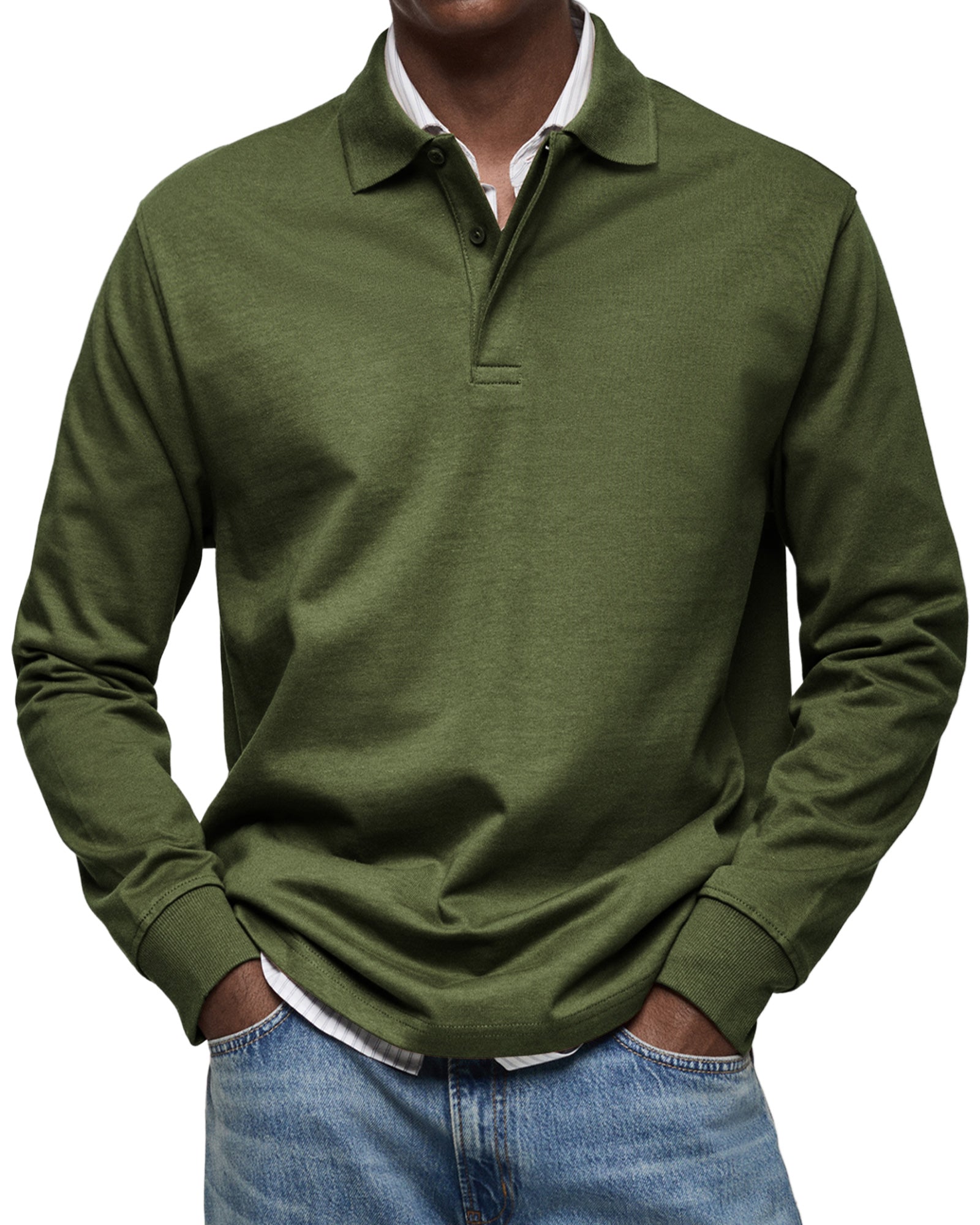 Polo Manches Longues Pour Homme