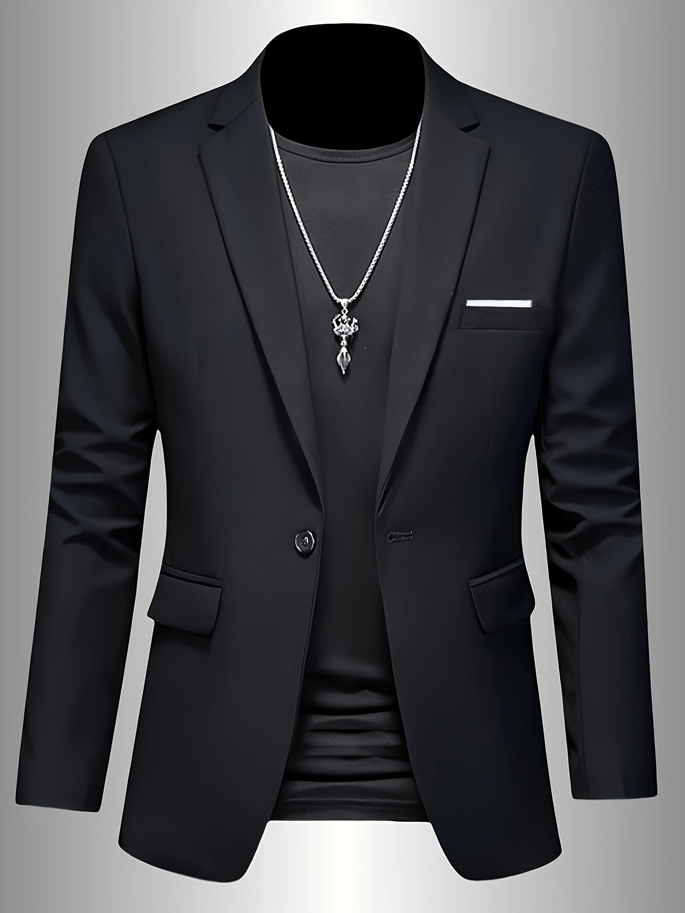 Blazer Coupe Ajustée Pour Homme