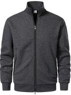 Veste Maille Gaufrée Coupe Droite Pour Homme