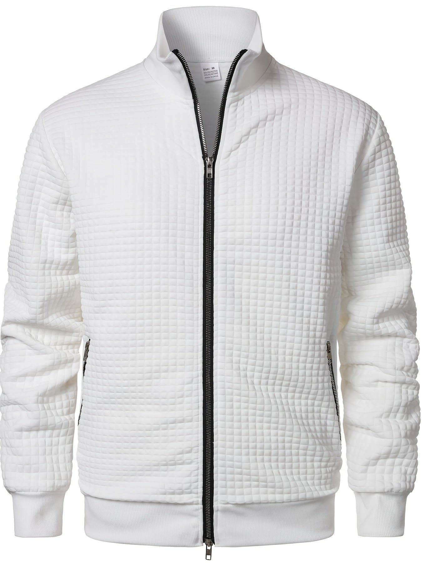 Veste Maille Gaufrée Pour Homme