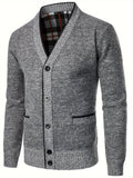 Homme Cardigan Col V