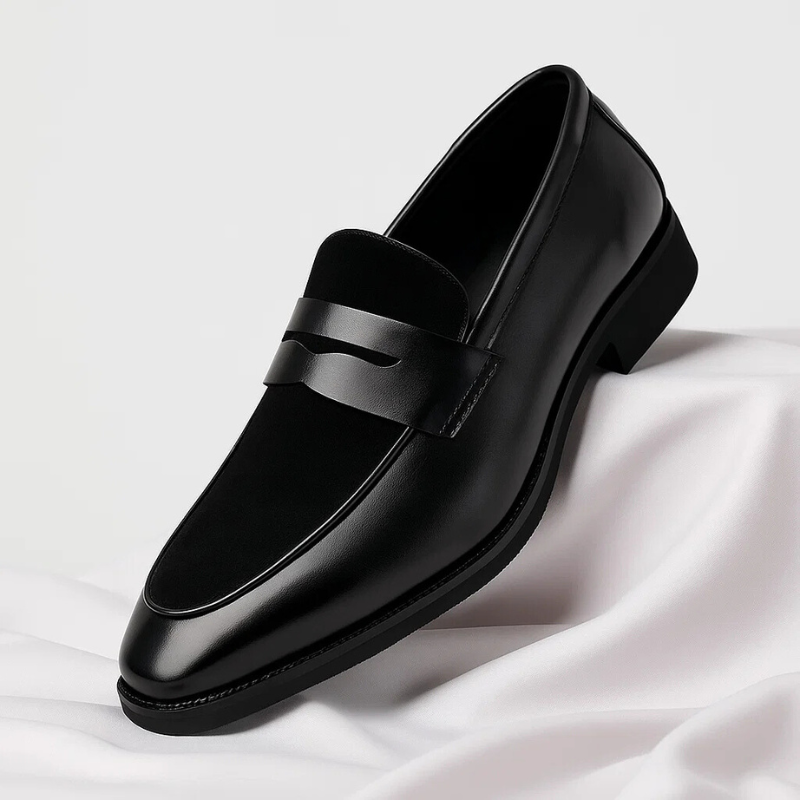 Mocassins Aspect Daim Semelle Caoutchouc Pour Homme