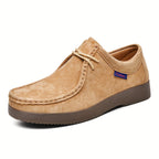 Chaussures À Lacets Bateau Bout Rond Pour Homme