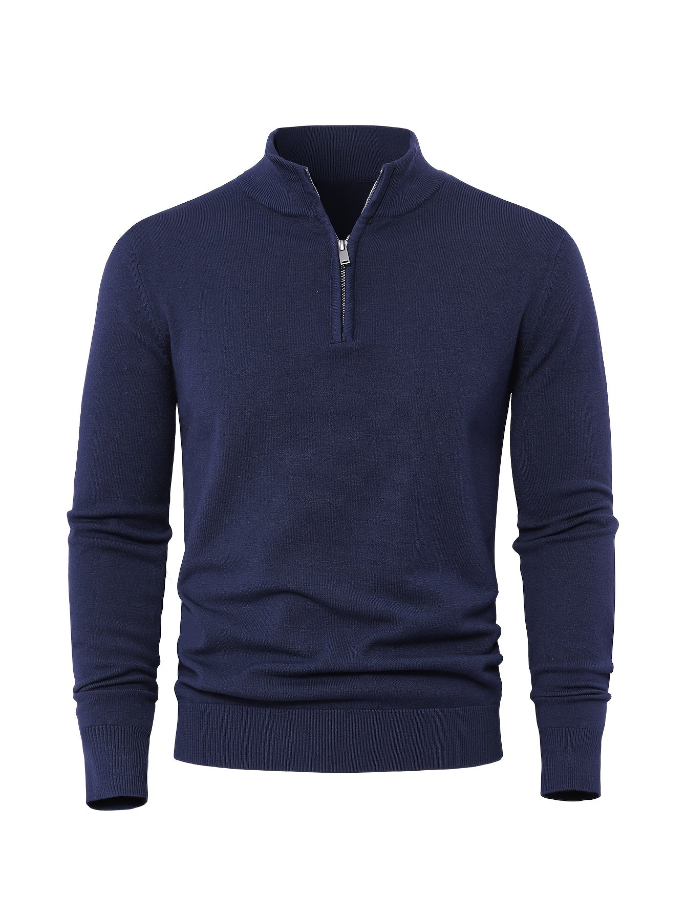 Homme Pull Col Zippé