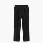Homme Pantalon Plissé Large