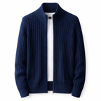Homme Cardigan Maille Côtelée