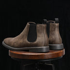 Bottes Chelsea Finition Lisse Bout Rond Montantes Pour Homme