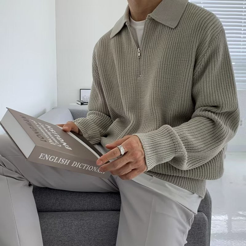 Pull Matière Texturée Pour Homme