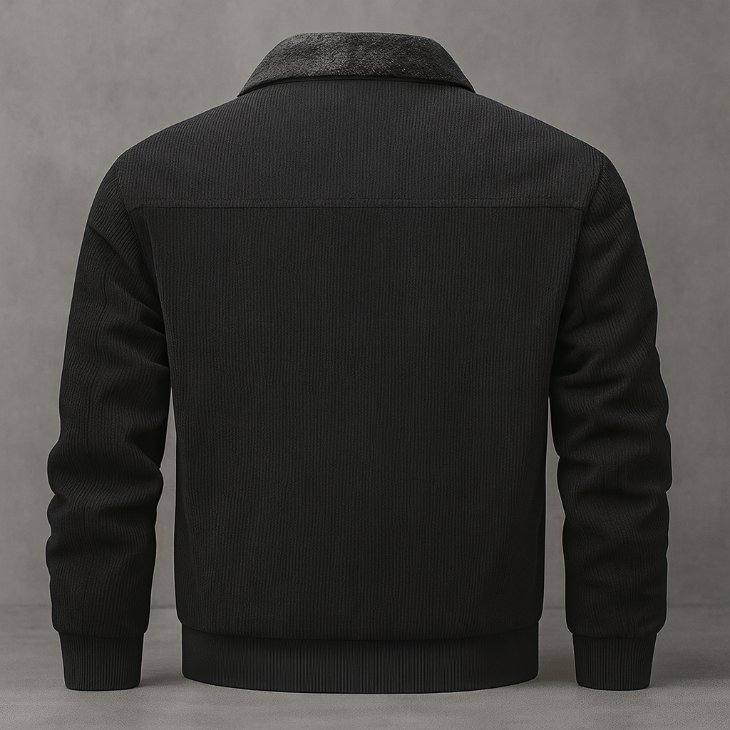 Veste Maille Côtelée Pour Homme