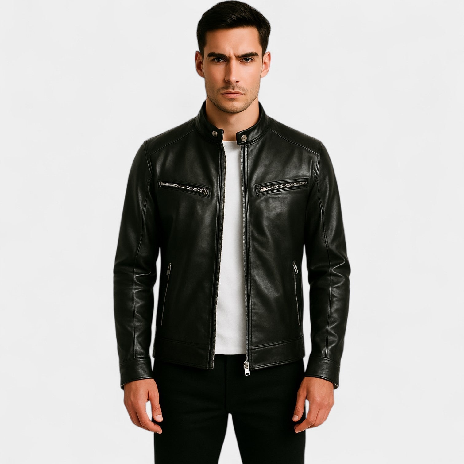 Veste Coupe Structurée Pour Homme