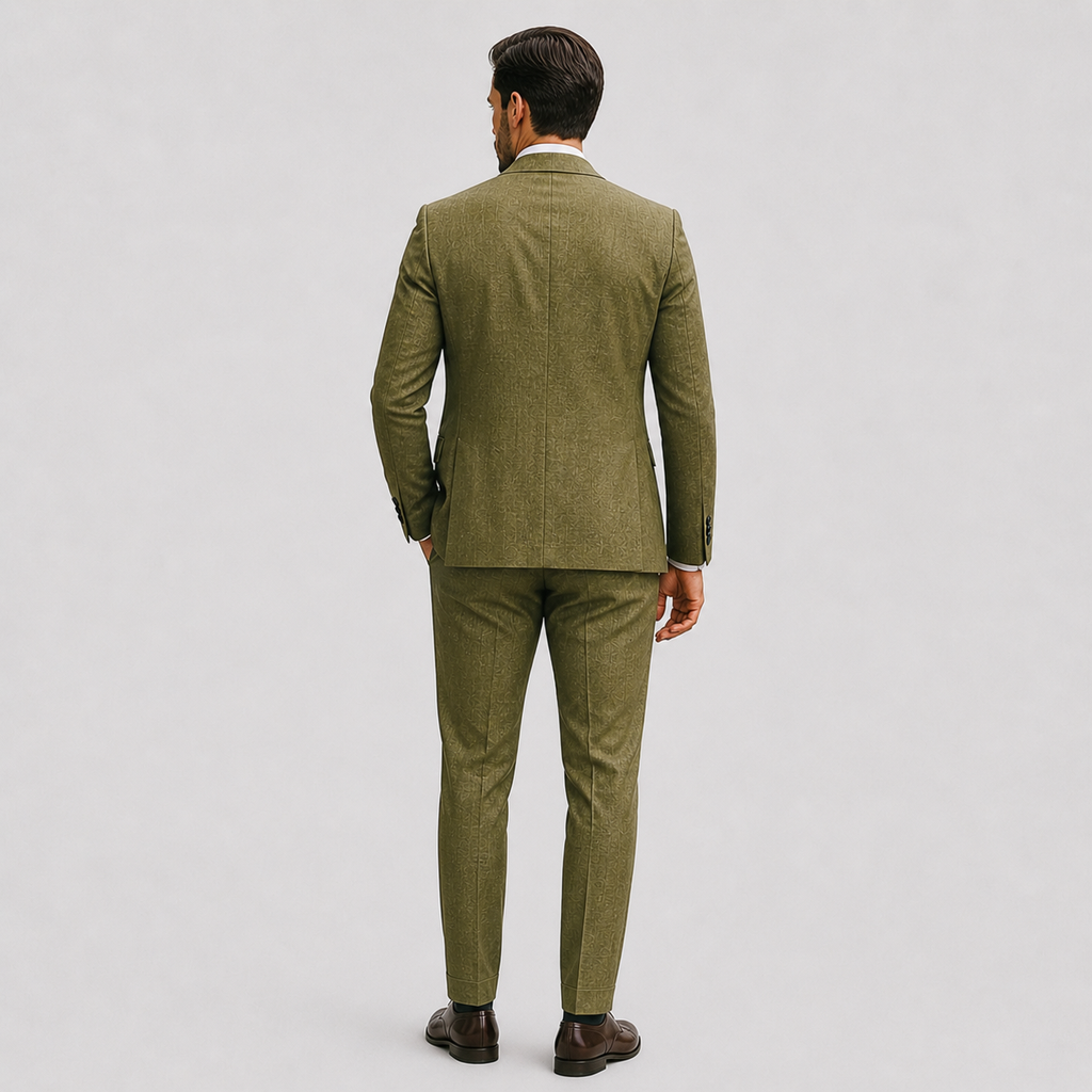 Costume 2 Pièces Doublé Pour Homme