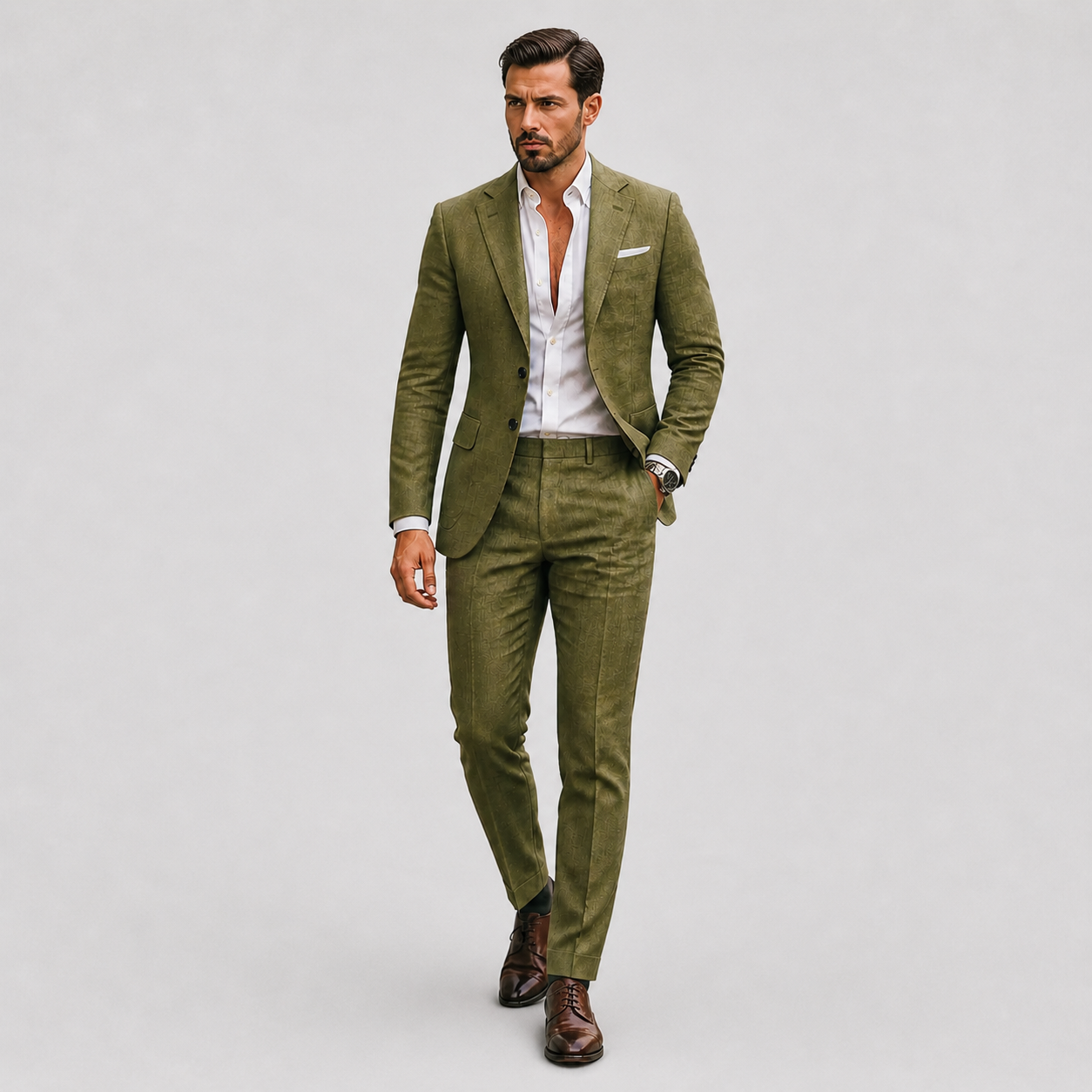 Costume 2 Pièces Doublé Pour Homme