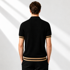 Polo Maille Côtelée Pour Homme