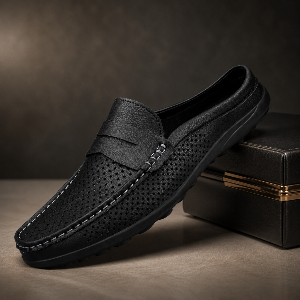 Mocassins Aspect Denim Pour Homme