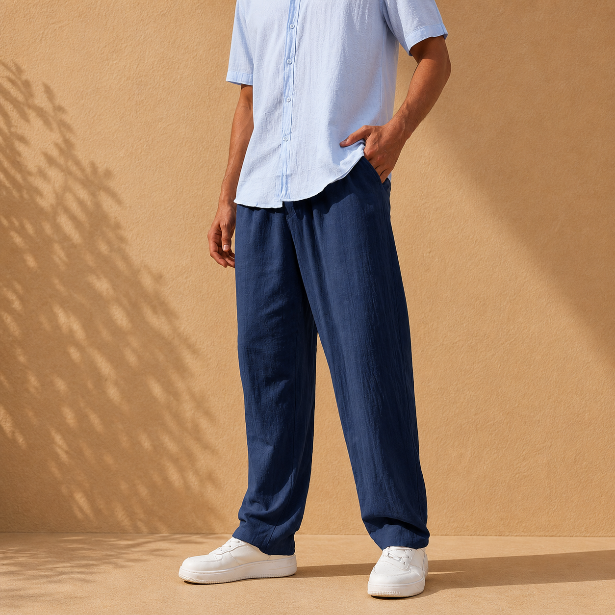 Pantalon Matière Texturée Pour Homme