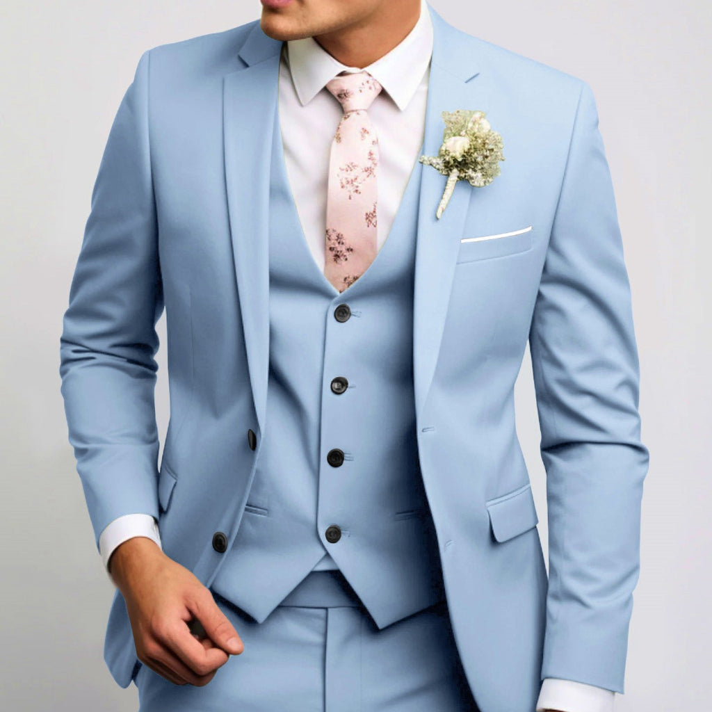 Homme Costume Coupe Ajustée