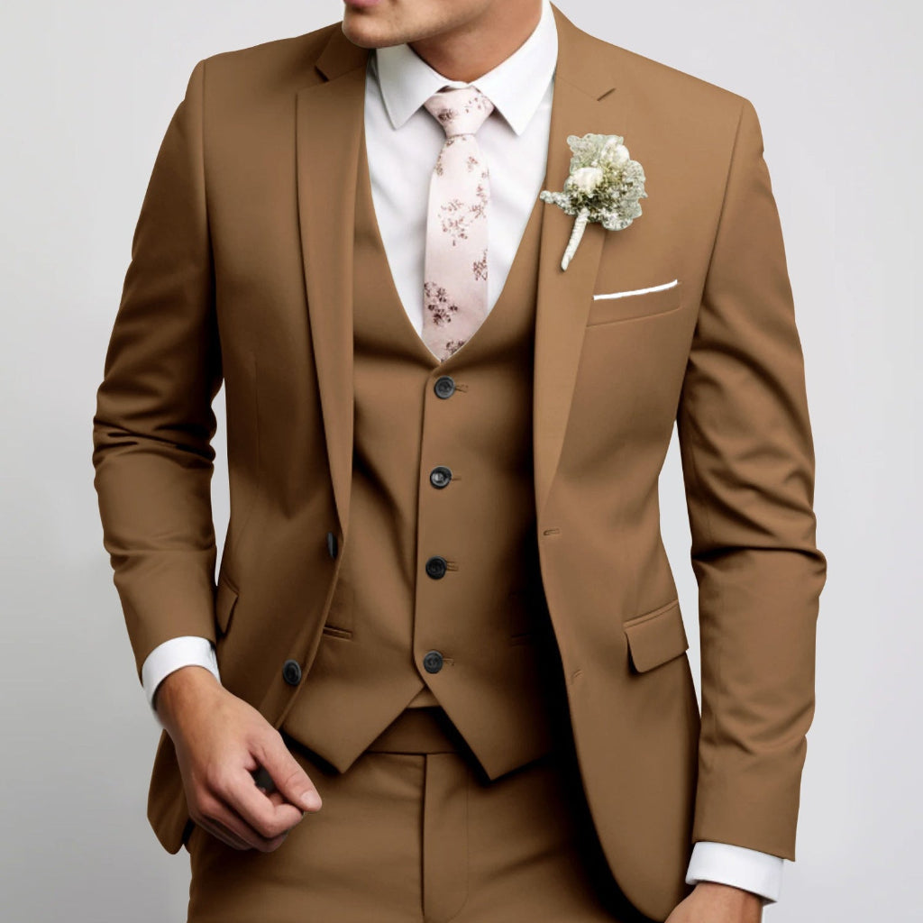 Homme Costume Coupe Ajustée
