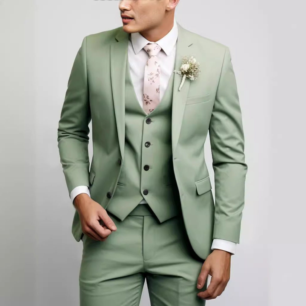 Homme Costume Coupe Ajustée