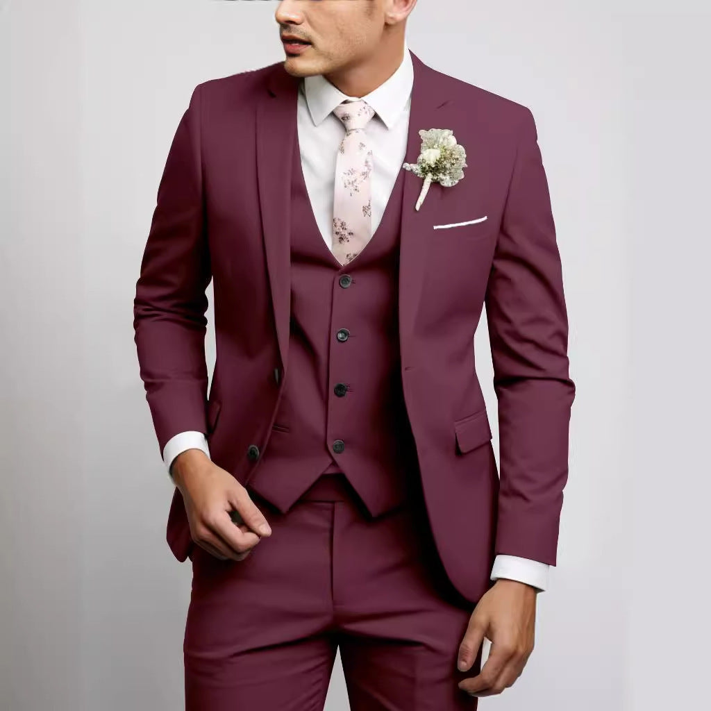 Homme Costume Coupe Ajustée