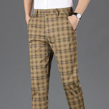 Pantalon Motif Carreaux Pour Homme