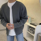 Homme Cardigan Maille Zippé