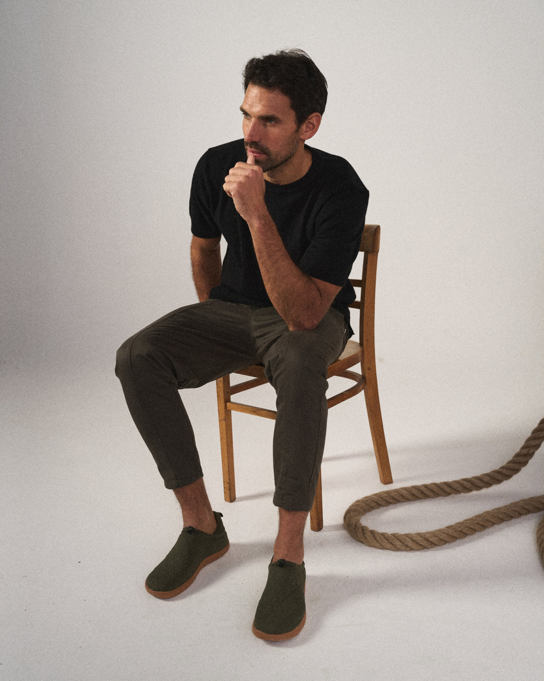 Pantalon Taille à Cordon Pour Homme