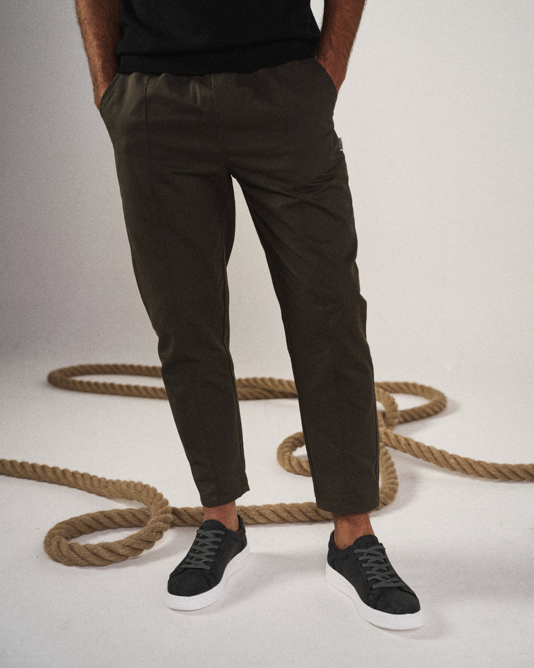 Pantalon Taille à Cordon Pour Homme