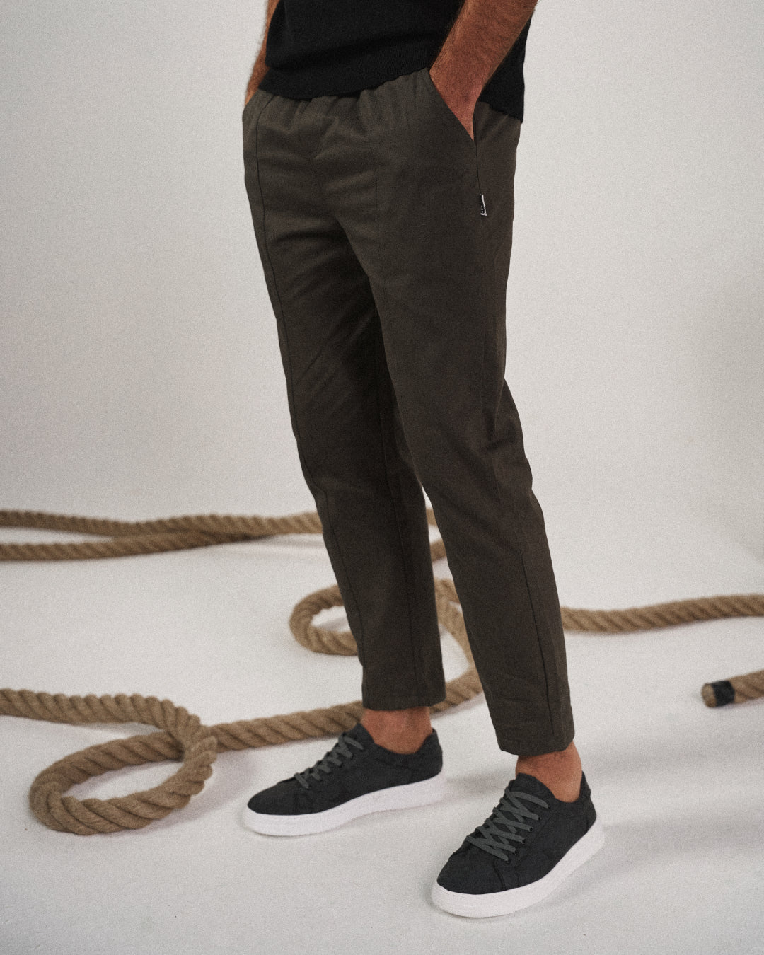 Pantalon Taille à Cordon Pour Homme