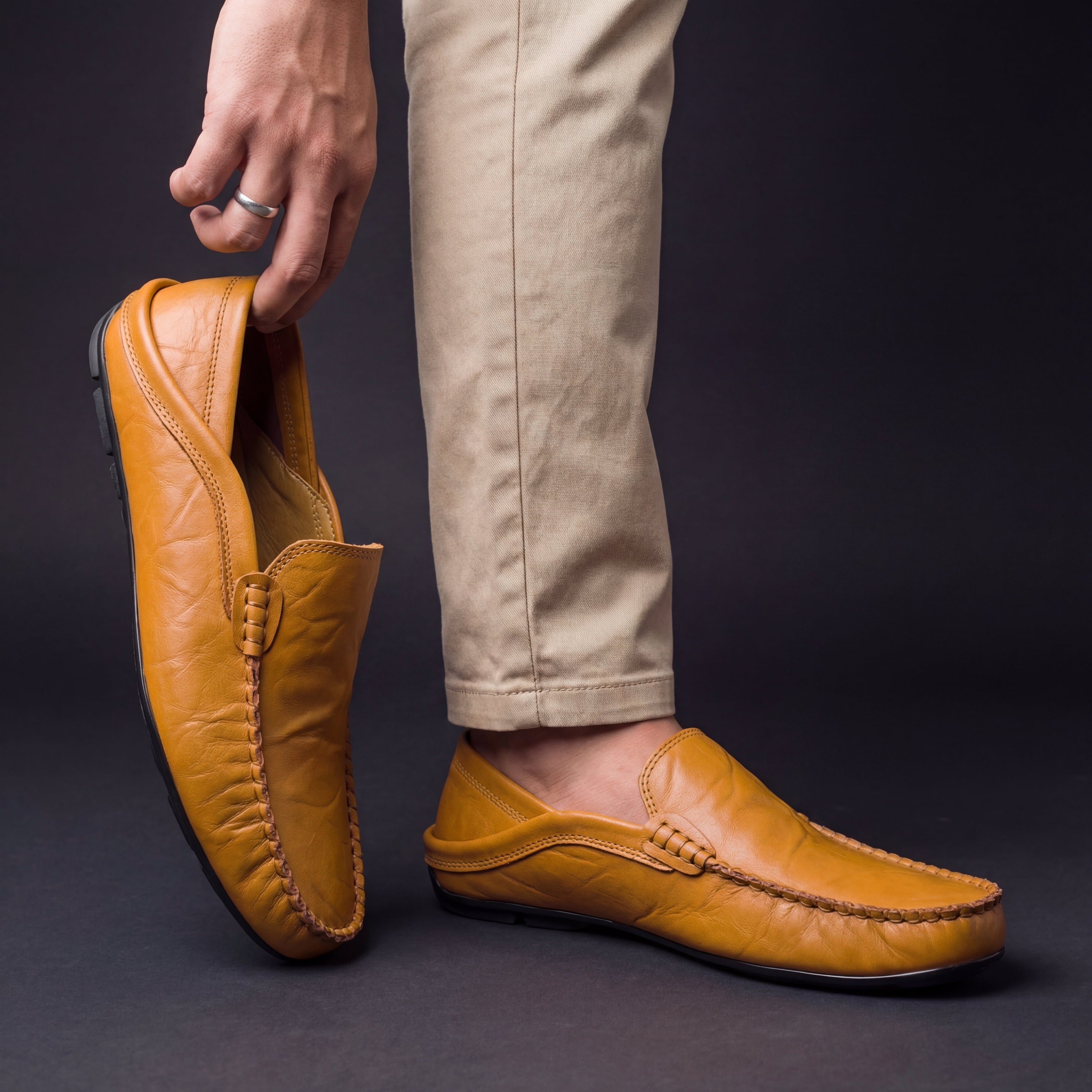 Mocassins Doublé Pour Homme