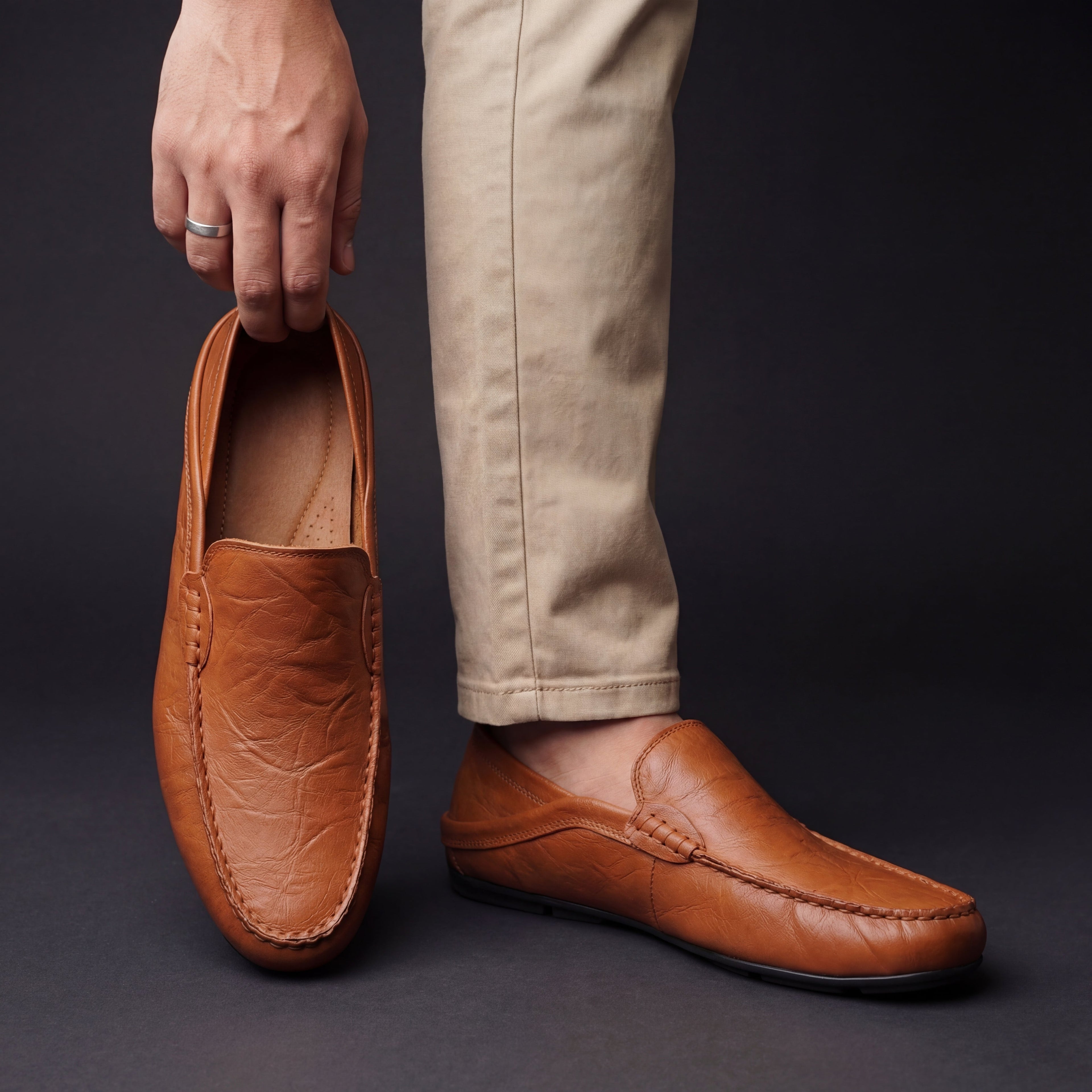 Mocassins Doublé Pour Homme