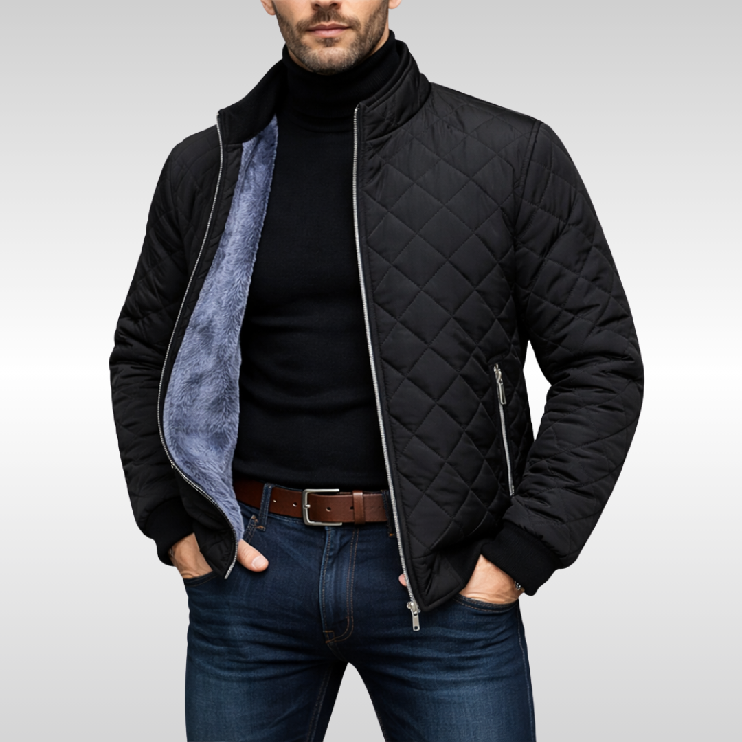 Veste Matelassé Coupe Tailleur Pour Homme