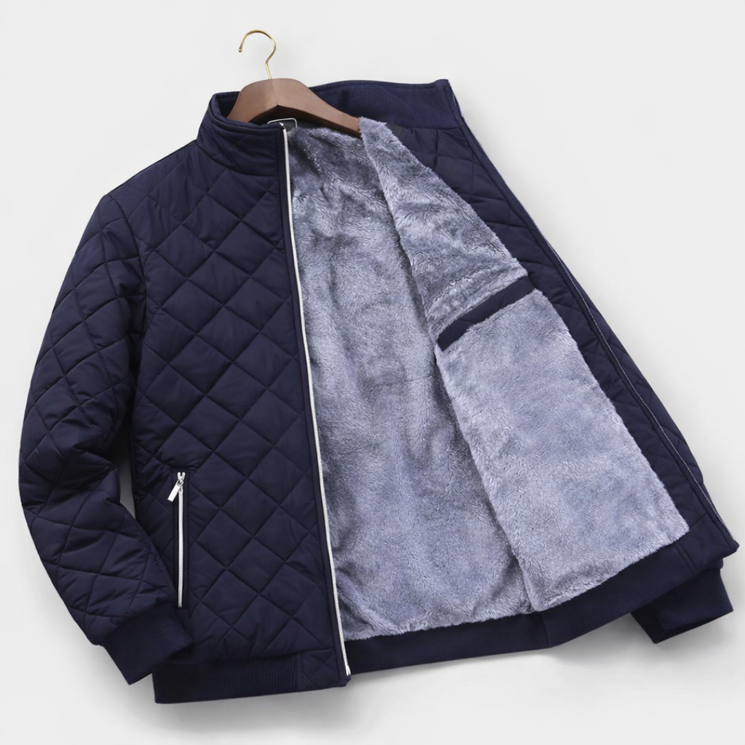 Veste Matelassé Coupe Tailleur Pour Homme