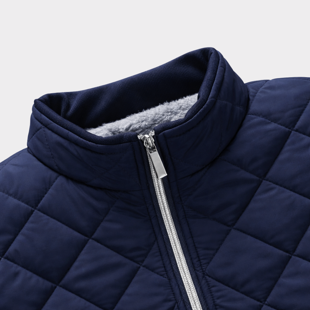 Veste Matelassé Coupe Tailleur Pour Homme