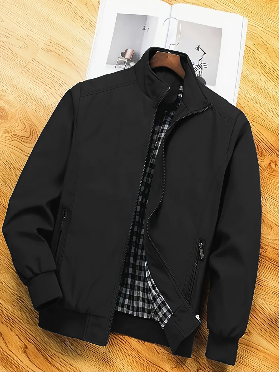 Veste Doublé Coupe Droite Pour Homme