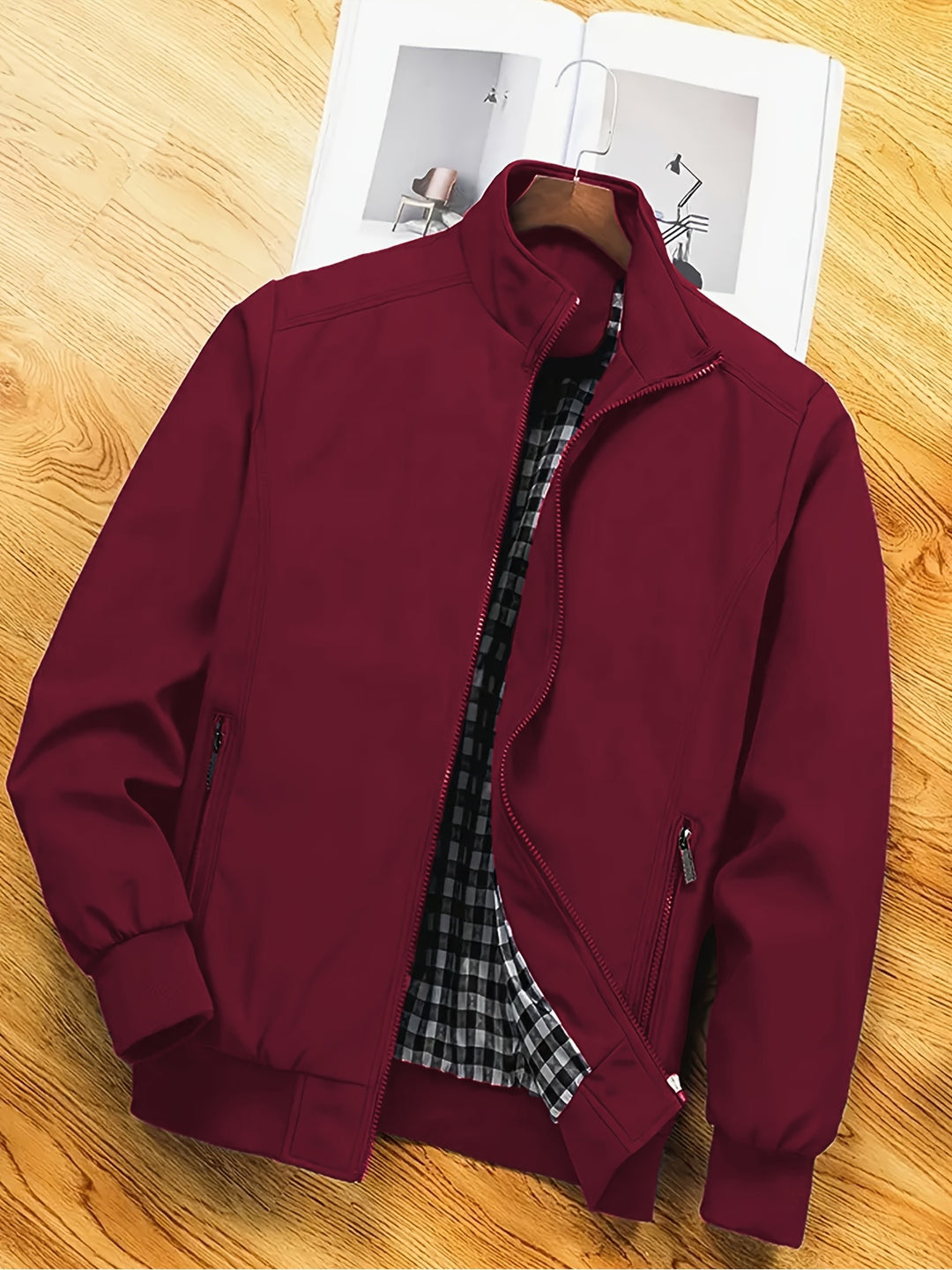 Veste Doublé Coupe Droite Pour Homme