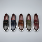 Mocassins Doublé Matière Texturée Pour Homme