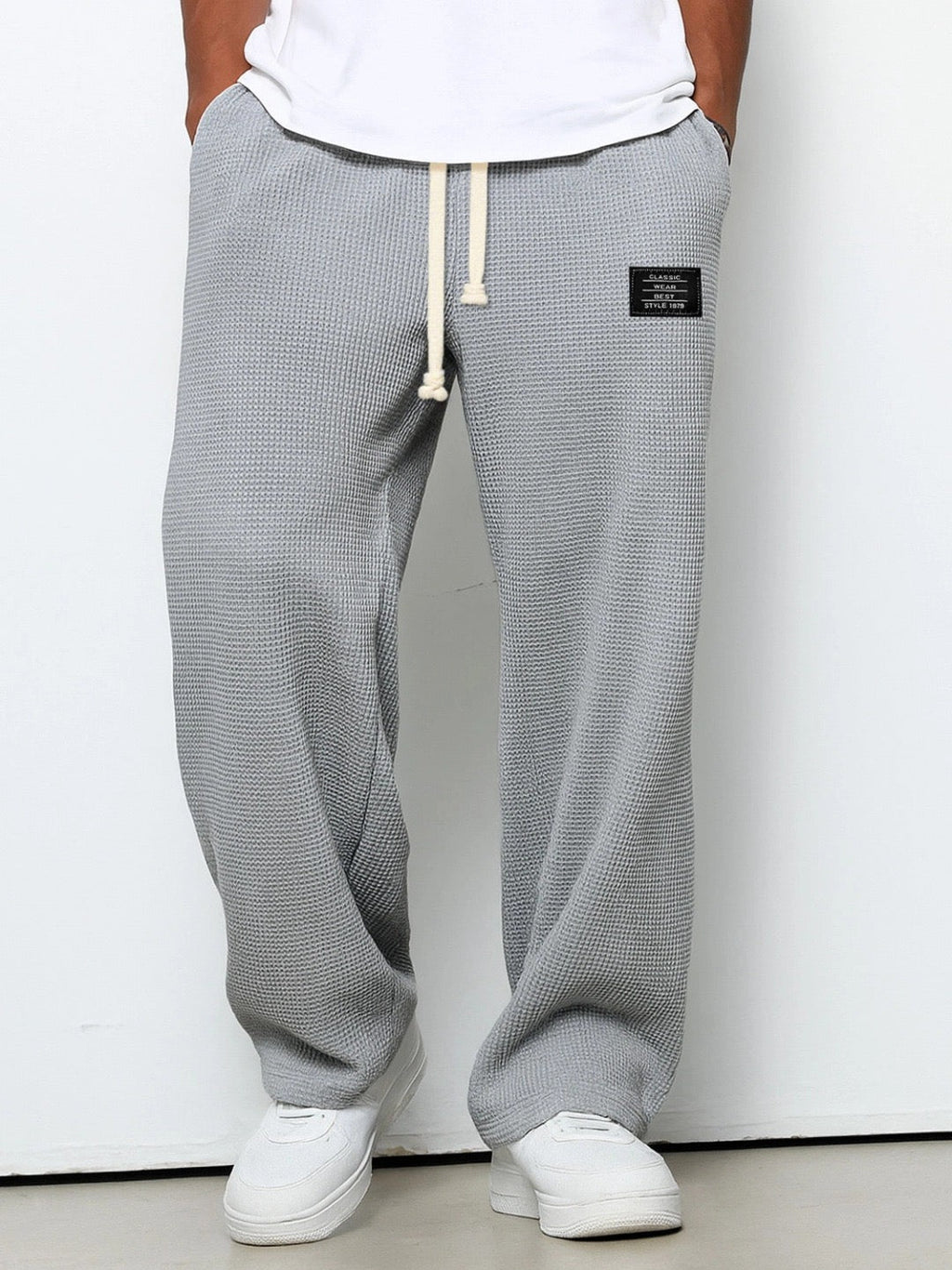Homme Pantalon Coupe Ample
