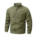 Veste Poches Multiples Légère Zippée Poignets Élastiqués Pour Homme