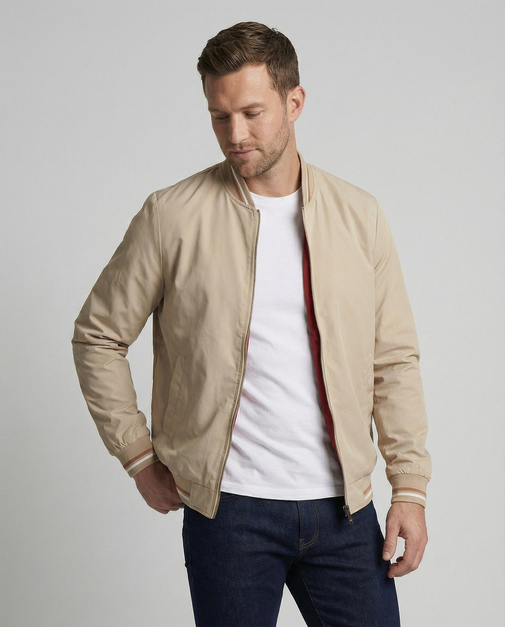Veste Bomber Déperlante Nylon Respirante Pour Homme