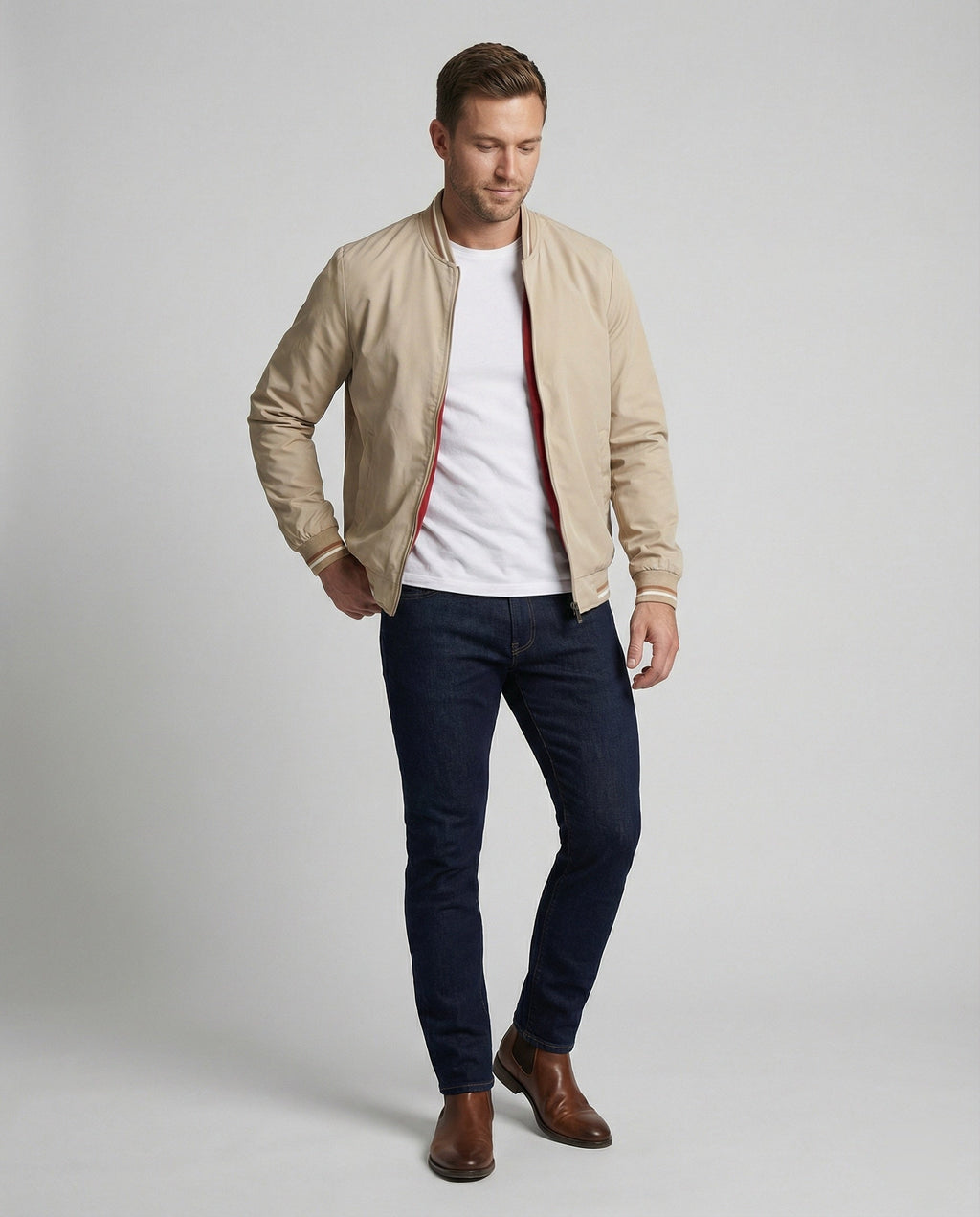 Veste Bomber Déperlante Nylon Respirante Pour Homme
