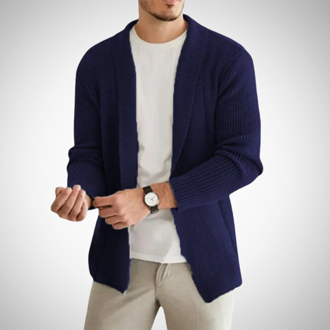 Homme Cardigan Col Châle