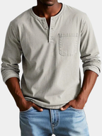 T-Shirt Col Tunisien Pour Homme