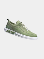 Baskets Aspect Cuir Pour Homme