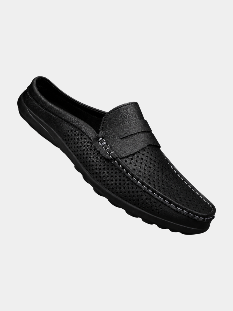 Mocassins Aspect Denim Pour Homme
