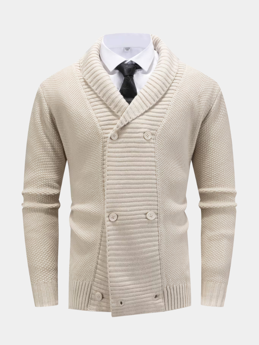 Homme Pull Col Châle
