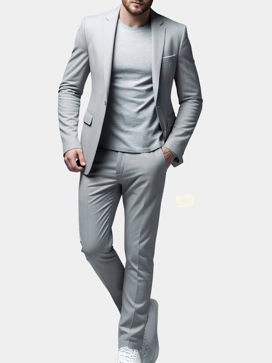 Costume 2 Pièces Matière Stretch Pour Homme
