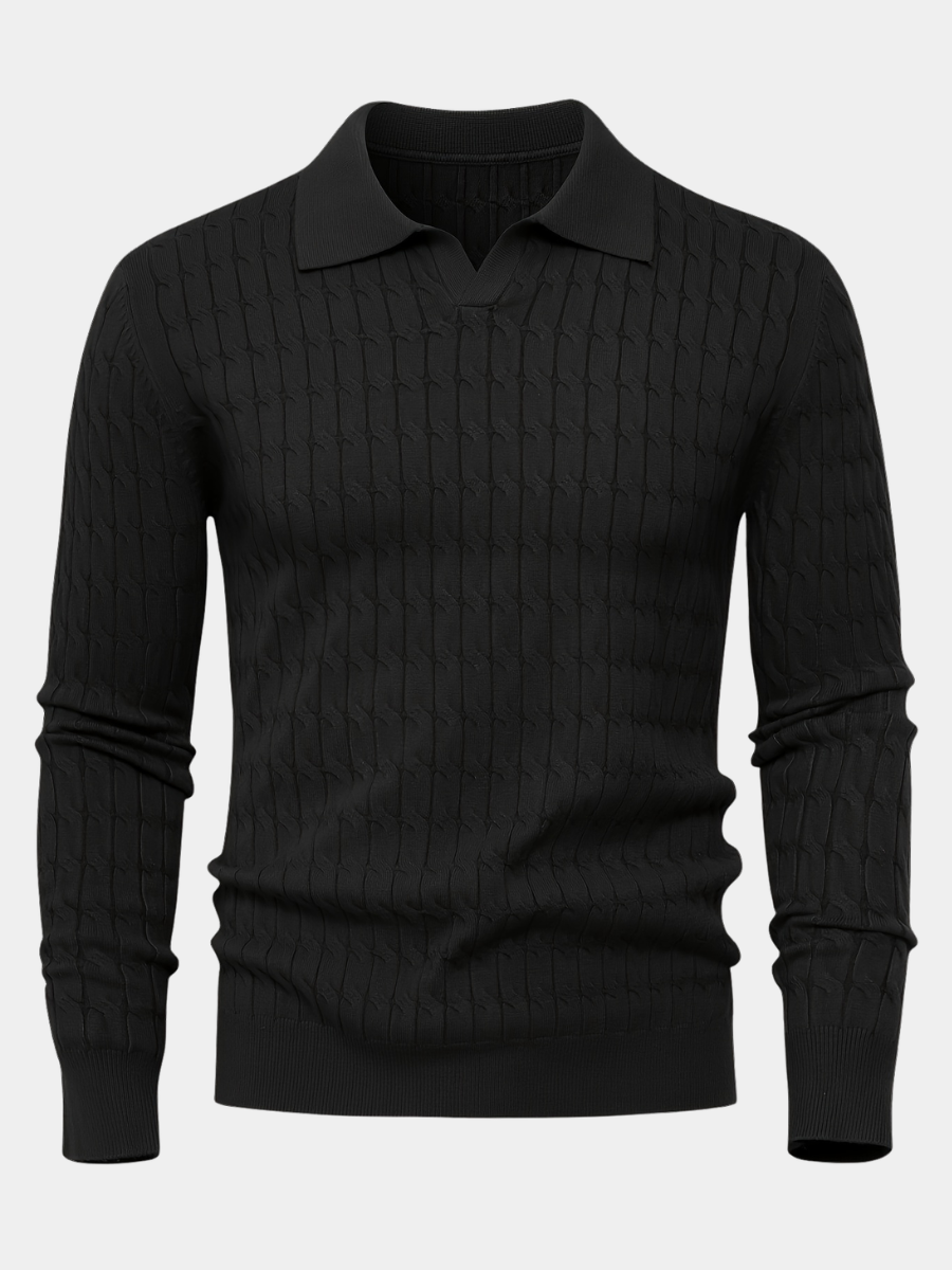 Pull Maille Douce Matière Stretch Pour Homme